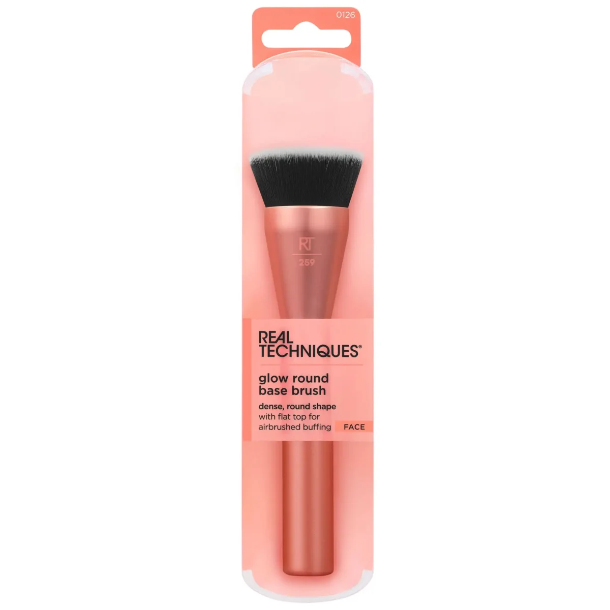 Real Techniques Glow Round Base Makeup Brush for Liquid and Cream Makeup